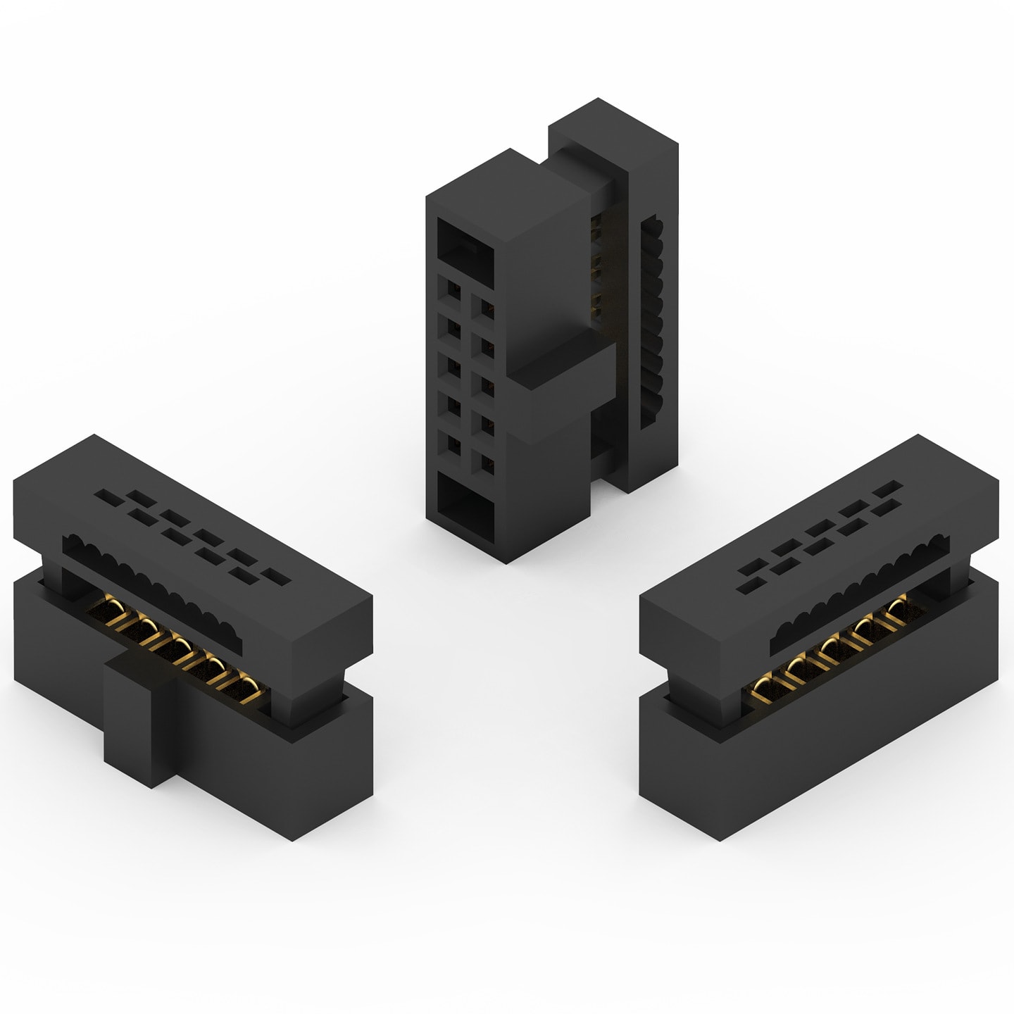 WRBHD 1.27 mm Female IDC connector Electromechanical Components